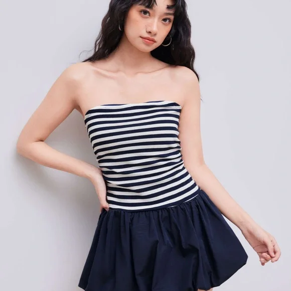 Cider women’s strapless bubble dress - Picture 3 of 12